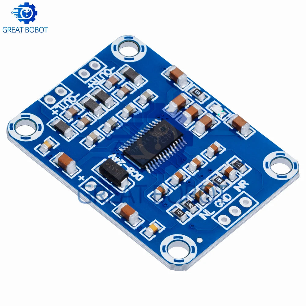 TPA3110 2×15W Class D Stereo Amplifier Module DC 12V–24V Amplifier Module Board Axl