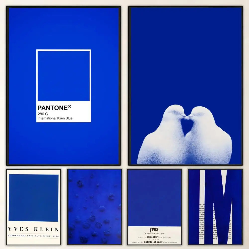 Yves Klein Art Poster – HD Modern Wall Decor | Home & Bar Wall Art Poster Axl