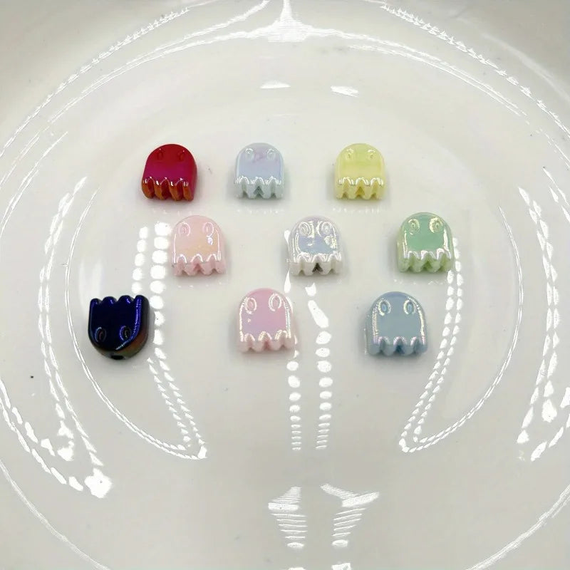 20pcs Acrylic Ghost Beads – DIY Bracelets, Jewelry & Beaded Pens DIY Craft Beads Axl