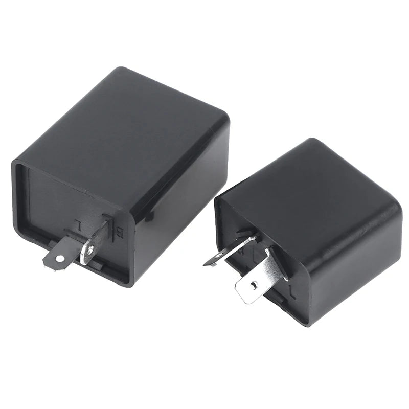 2-Pin Flasher Relay 12V 48V 60V – Buzzer Blinker Turn Signal Flasher Relay Axl