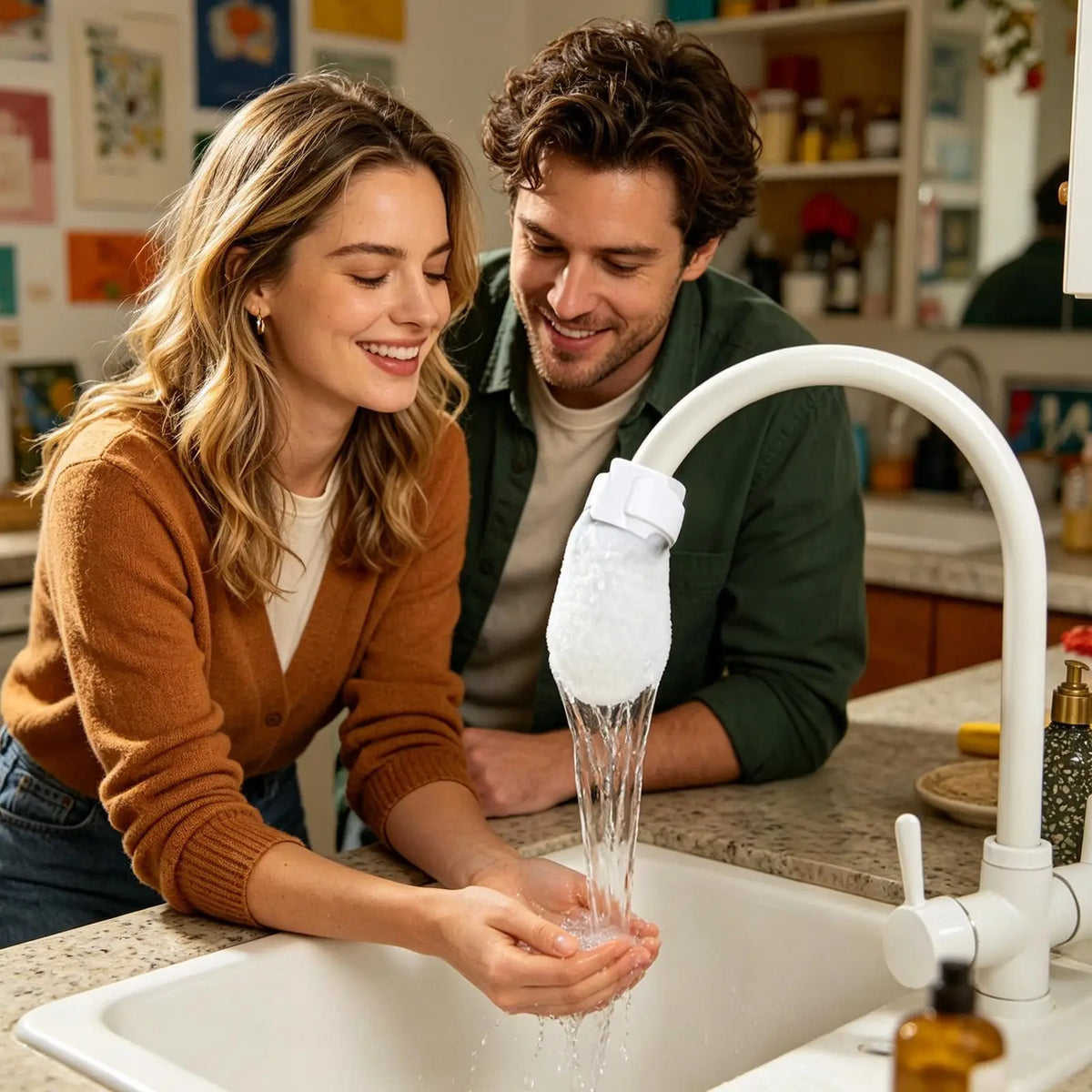 Universal Faucet Filter Cotton Bag – Kitchen & Bathroom Faucet Water Filter Axl