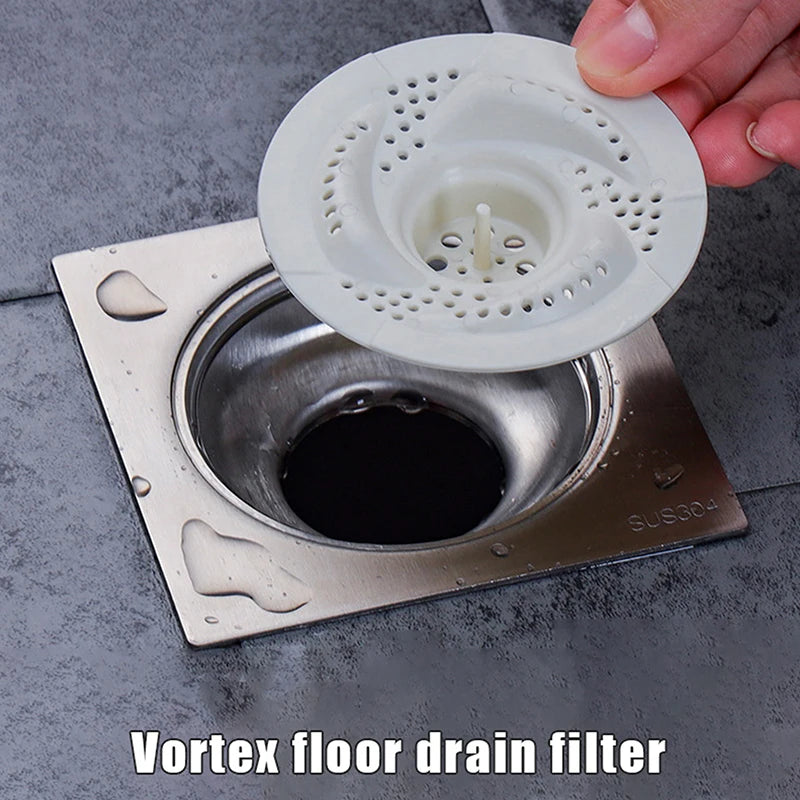 Vortex Floor Drain Hair Filter – Bathroom & Kitchen (1/10 Pcs) Floor Drain Filter Axl