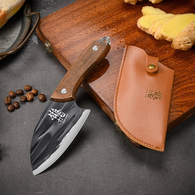 PLYS Mini Stainless Steel Kitchen Knife – Portable Outdoor Knife Kitchen Knife Axl B