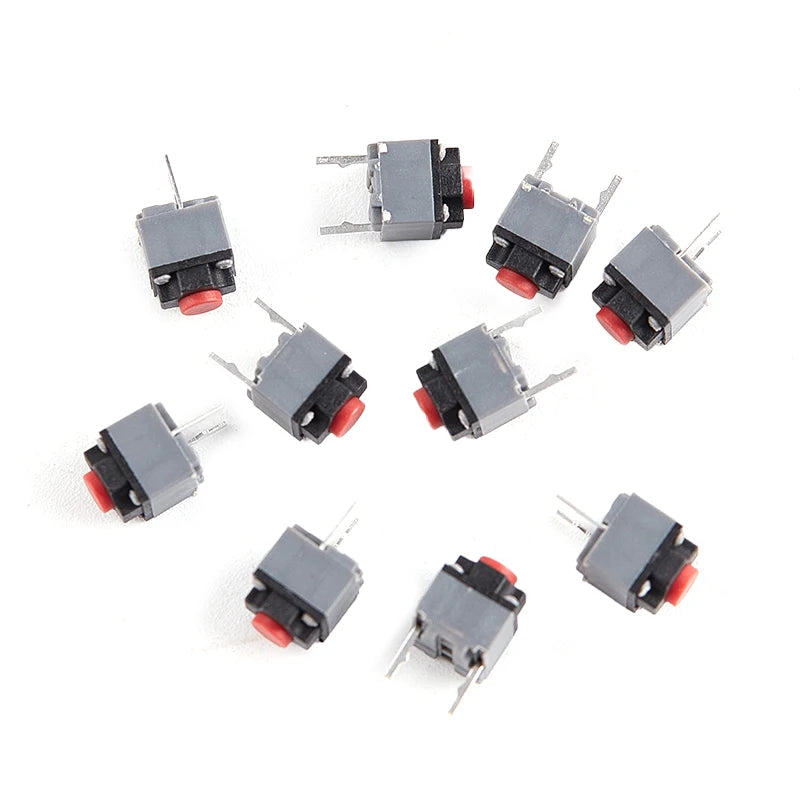 Kailh Silent Micro Switch 6×6×7.3mm – 10 Pack Mouse Buttons Silent Micro Switch Axl one size