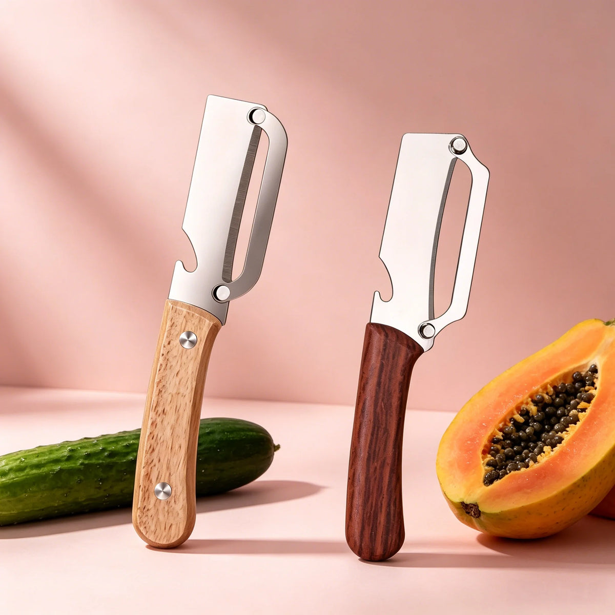 Stainless Steel Fruit & Vegetable Peeler Knife – Multi-Use Vegetable Peeler Knife Axl