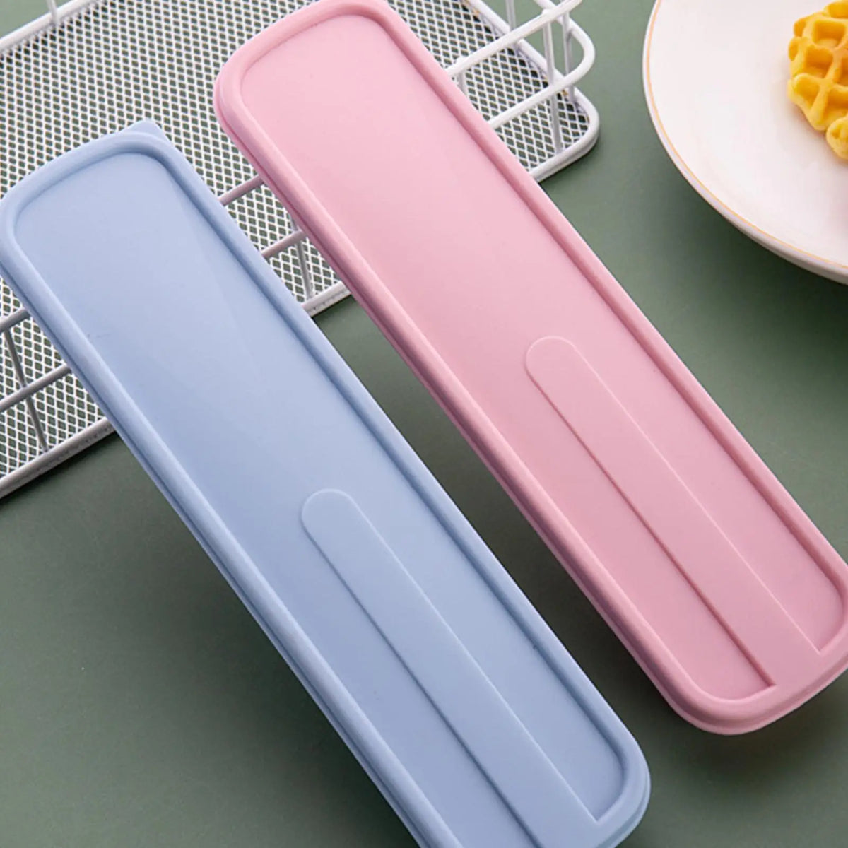 Portable Waterproof Utensil Case – Travel Flatware Organizer Utensil Storage Case Axl