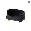 Minimalist PU Leather Business Card Holder – Desk Organizer Card Holder Stand Axl A2