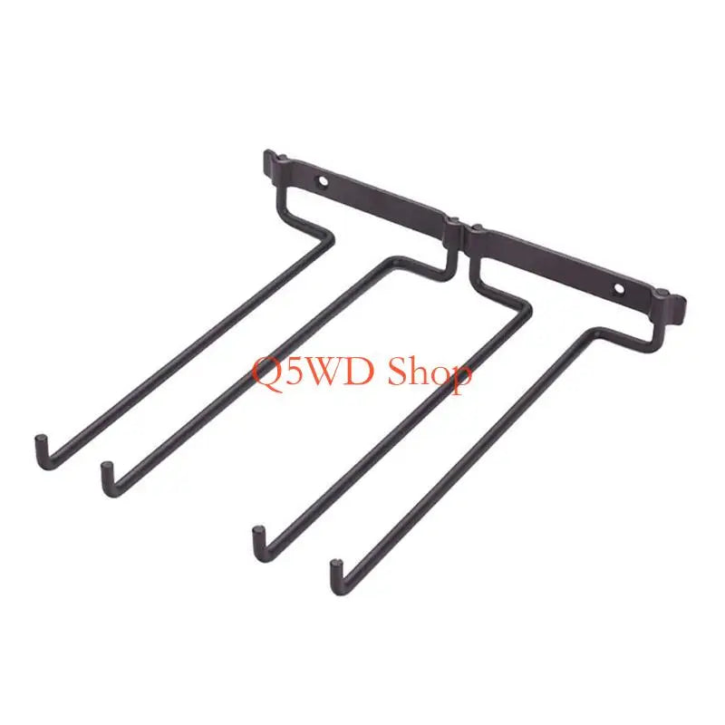 Metal Wine Glass Rack – Wall Mounted Kitchen & Bar Holder Wine Glass Rack Axl Dumb bronze CN