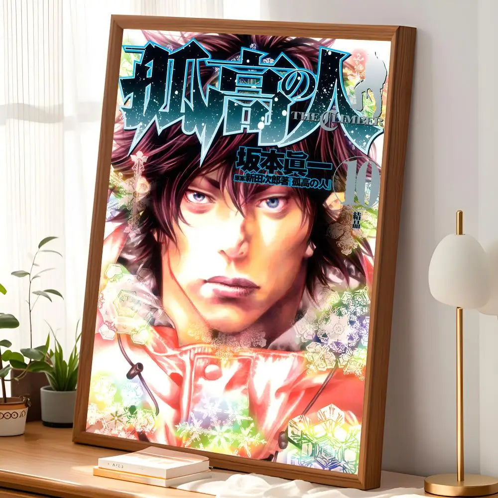 The Climber Manga Poster – Self-Stick HD Waterproof Wall Art Wall Art Poster Axl