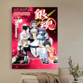 Gintama Anime Vintage Poster – HD Self-Adhesive Waterproof Anime Wall Poster Axl z7 15X20cmNoframe