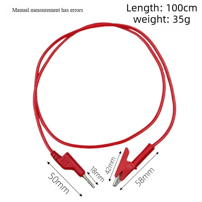 Multimeter Test Lead Set 1M Banana Plug Alligator Clip 15A Multimeter Test Leads Axl