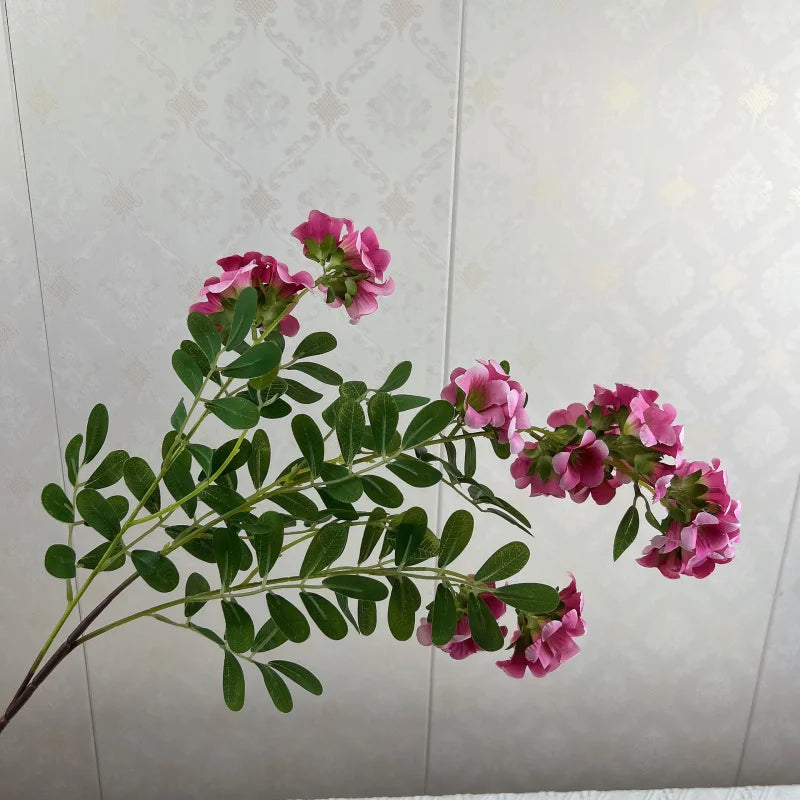 Faux Silk Morning Glory Flower Branch – 98cm Wedding Decor Artificial Flower Branch Axl