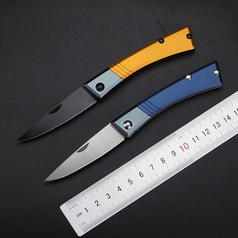 XUAN FENG M390 Folding Pocket Knife – Sharp Carbon Steel EDC Folding Pocket Knife Axl