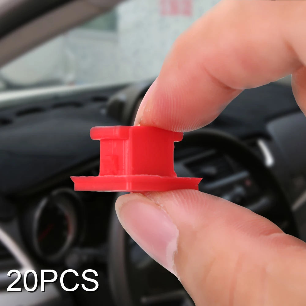 BMW E46/E65/E66/E83N Dashboard Panel Trim Clips – Red 20pcs Auto Trim Clips Axl