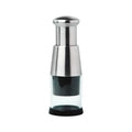 KEMORELA Manual Garlic Press & Veggie Chopper – Stainless Steel Garlic Press Chopper Axl Silver Black