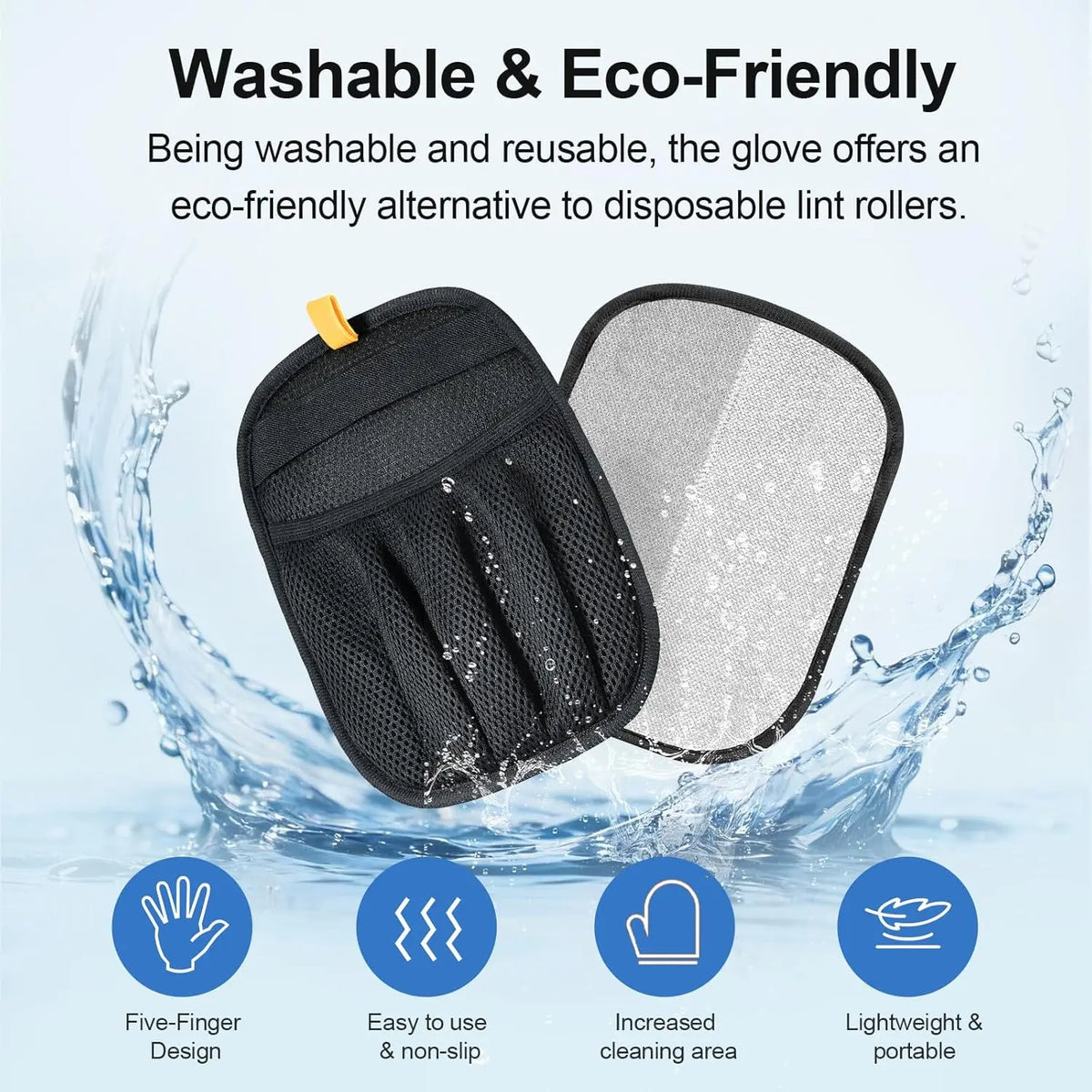 Pet Hair Removal Glove – Cat & Dog Grooming Brush Mitt Pet Grooming Glove Axl