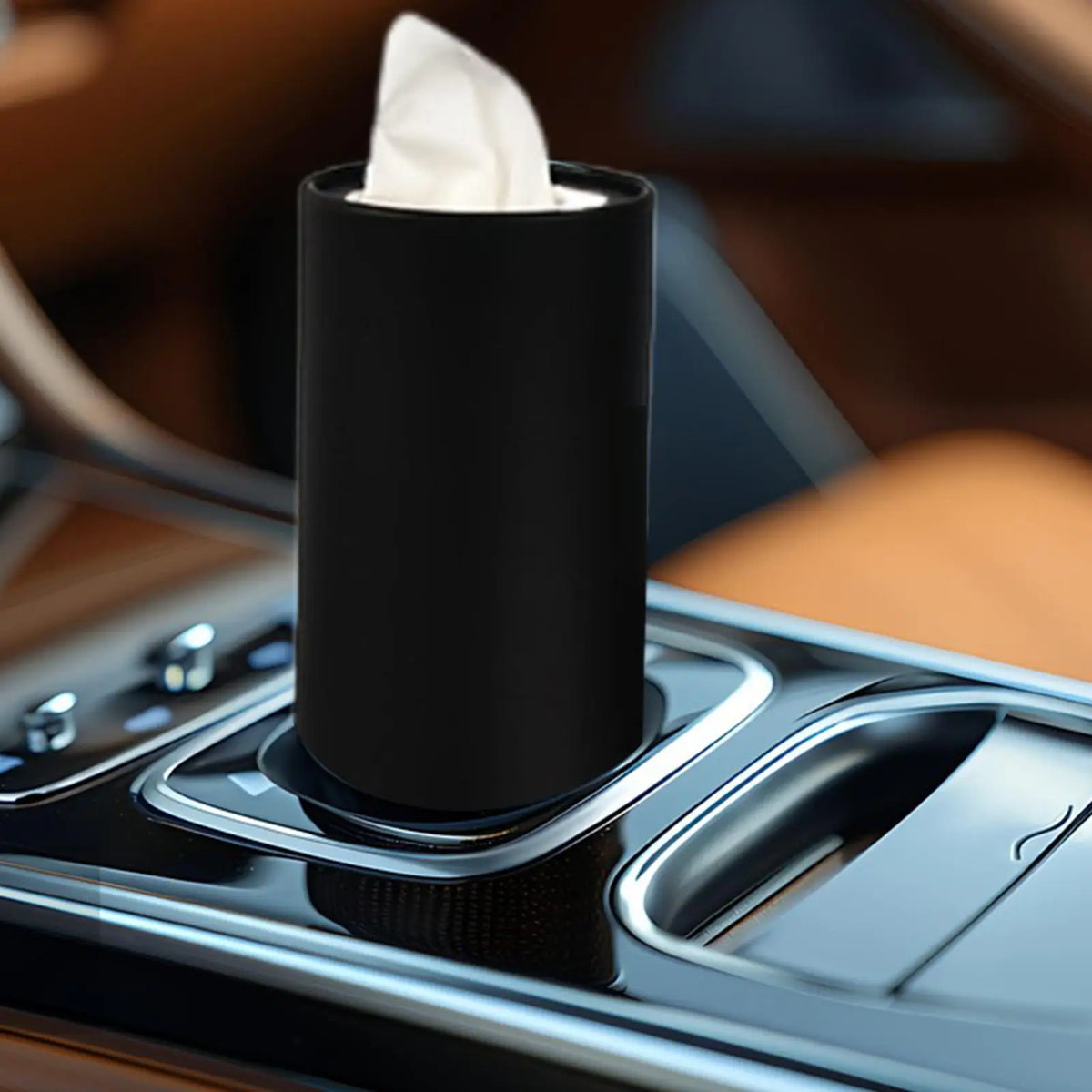 Car Tissue Cylinder Dispenser – Portable Napkin Holder 2-Pack Tissue Dispenser Axl
