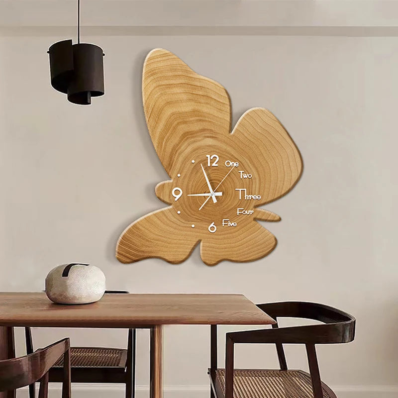 Nordic Minimalist Silent Wall Clock – Abstract Geometric Decor Silent Wall Clock Axl