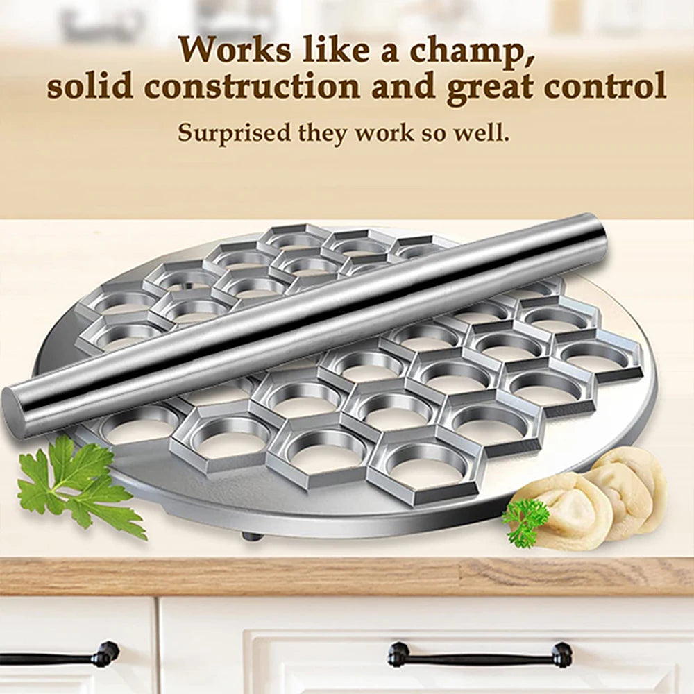 37-Hole Aluminum Pelmeni & Ravioli Dumpling Maker Mold Dumpling Maker Mold Axl