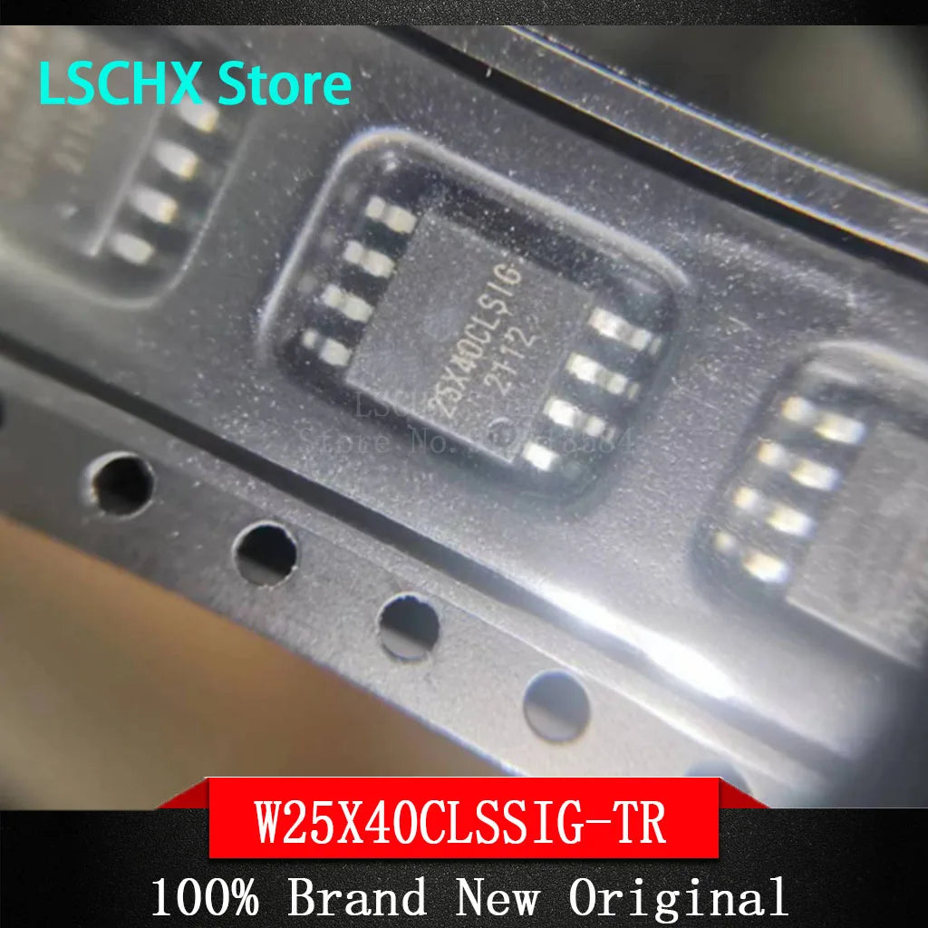 5-Pack W25X40CLSSIG-TR SOP-8 NOR Flash Memory IC Chips NOR Flash IC Axl