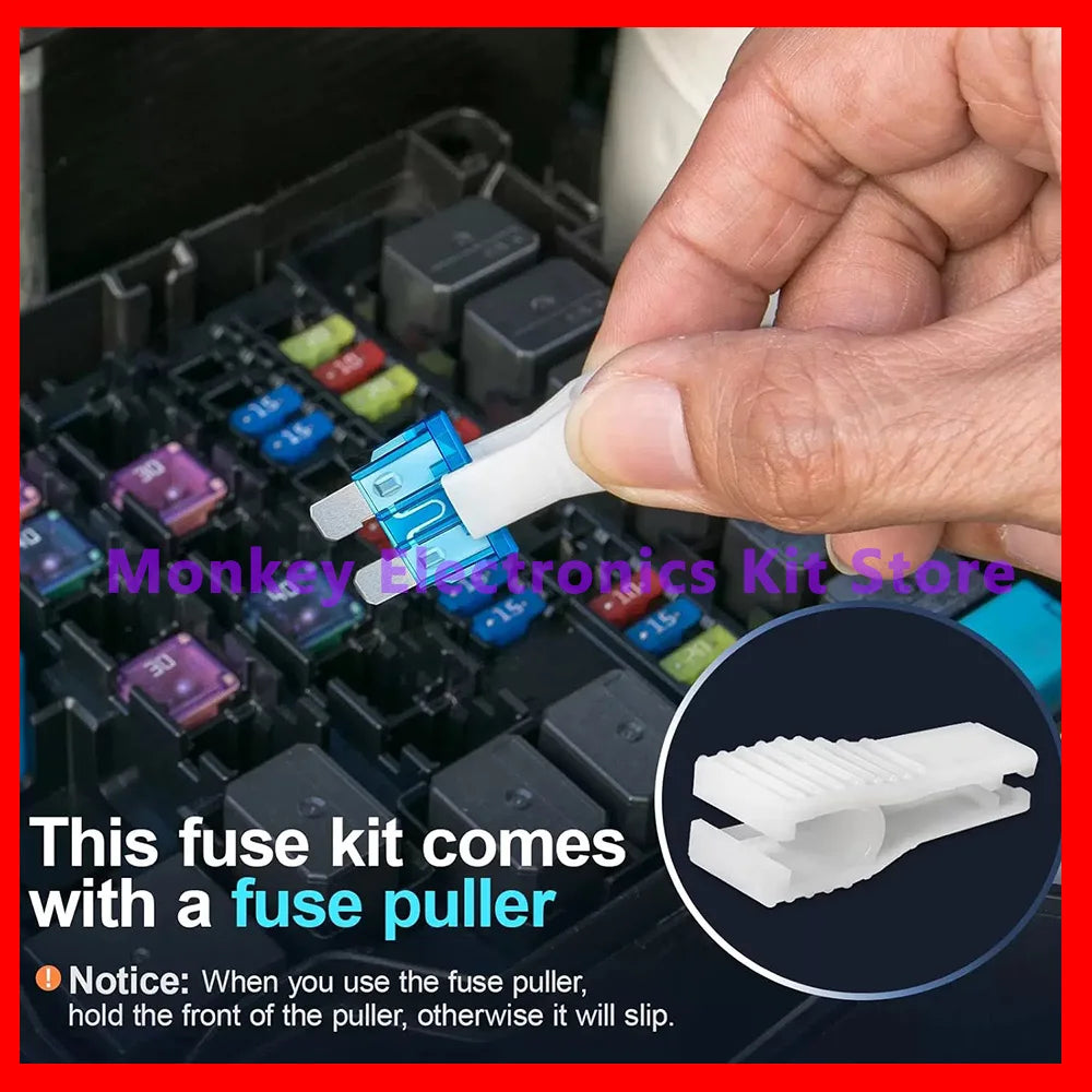 180PCS Car Fuse Assortment Kit – Mini, Standard & Micro Fuses Automotive Fuse Kit Axl