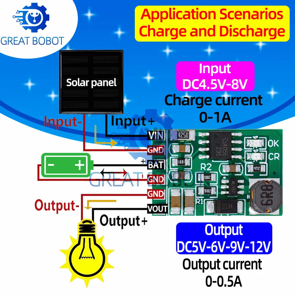 DC-DC Boost Converter Lithium Battery Charger Module DD05CVSA Boost Converter Module Axl