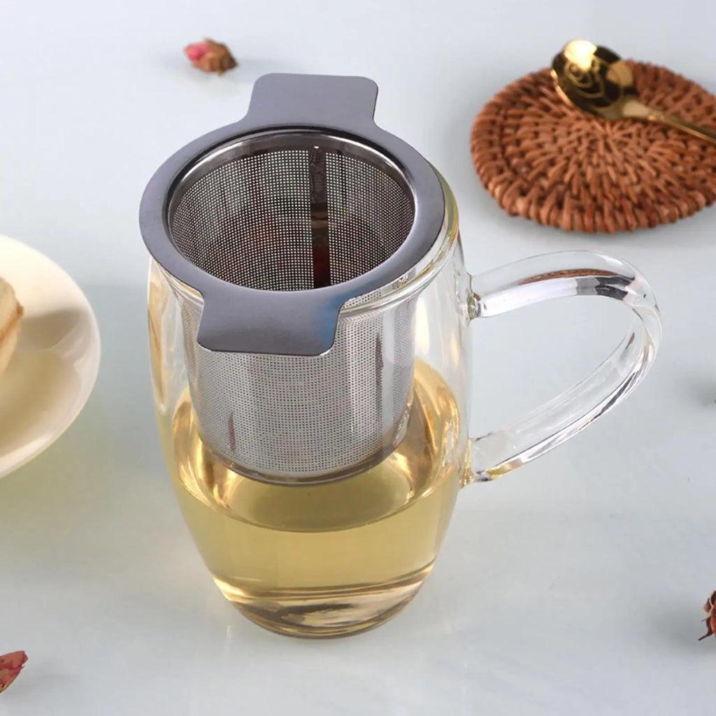 Stainless Steel Tea Infuser Strainer – Reusable Mesh Filter Tea Infuser Strainer Axl