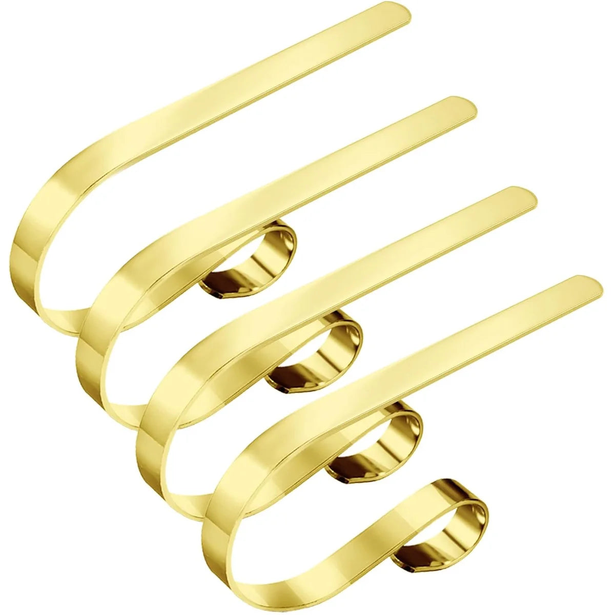 Christmas Stocking Holders for Mantle – Metal Clips 2/4 Pack Stocking Mantel Holder Axl 4pcs