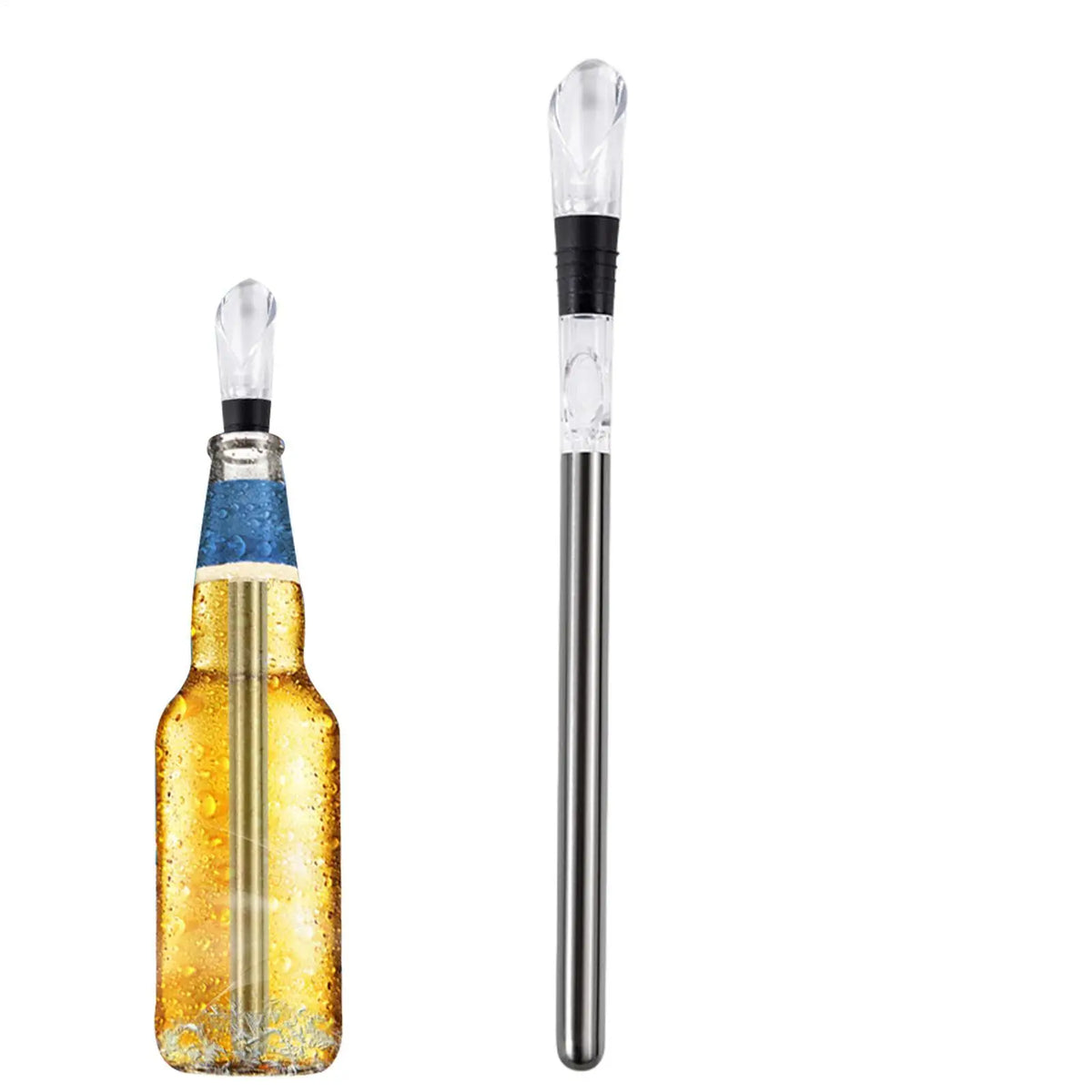 Wine Chiller Stick – Stainless Steel Aerator & Pourer Wine Chiller Stick Axl