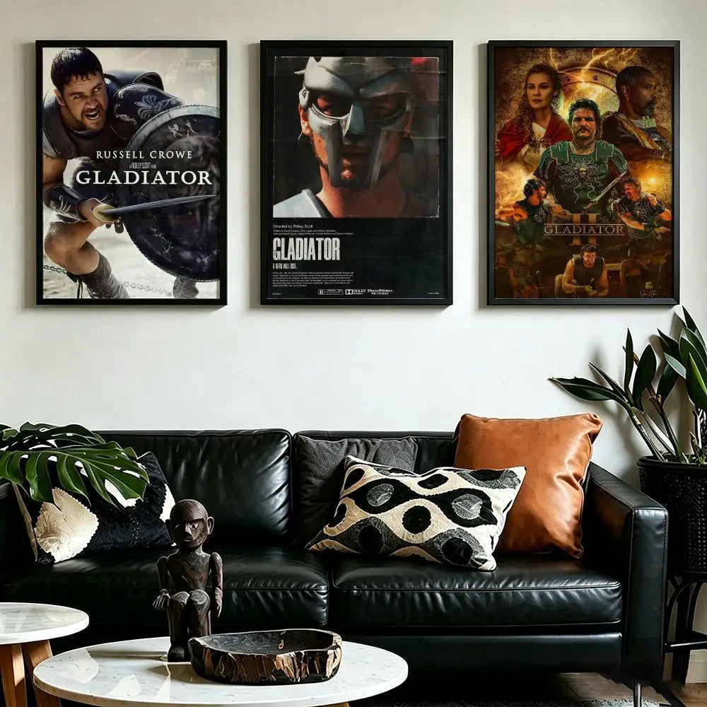 Gladiator Movie HD Wall Poster – Waterproof Sticky Home Decor Movie Wall Poster Axl