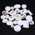 33-Piece Miniature Kitchen Tableware Set – Doll Accessories Doll Kitchen Accessories Axl Default Title