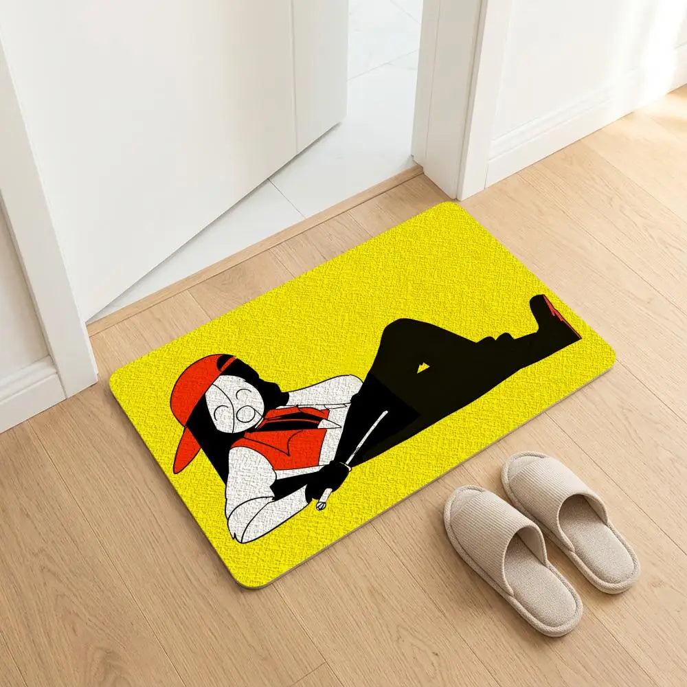 Diatomite Bath Mat – Quick Dry, Non-Slip & Absorbent Floor Mat Diatomite Bath Mat Axl White1 30x45cm