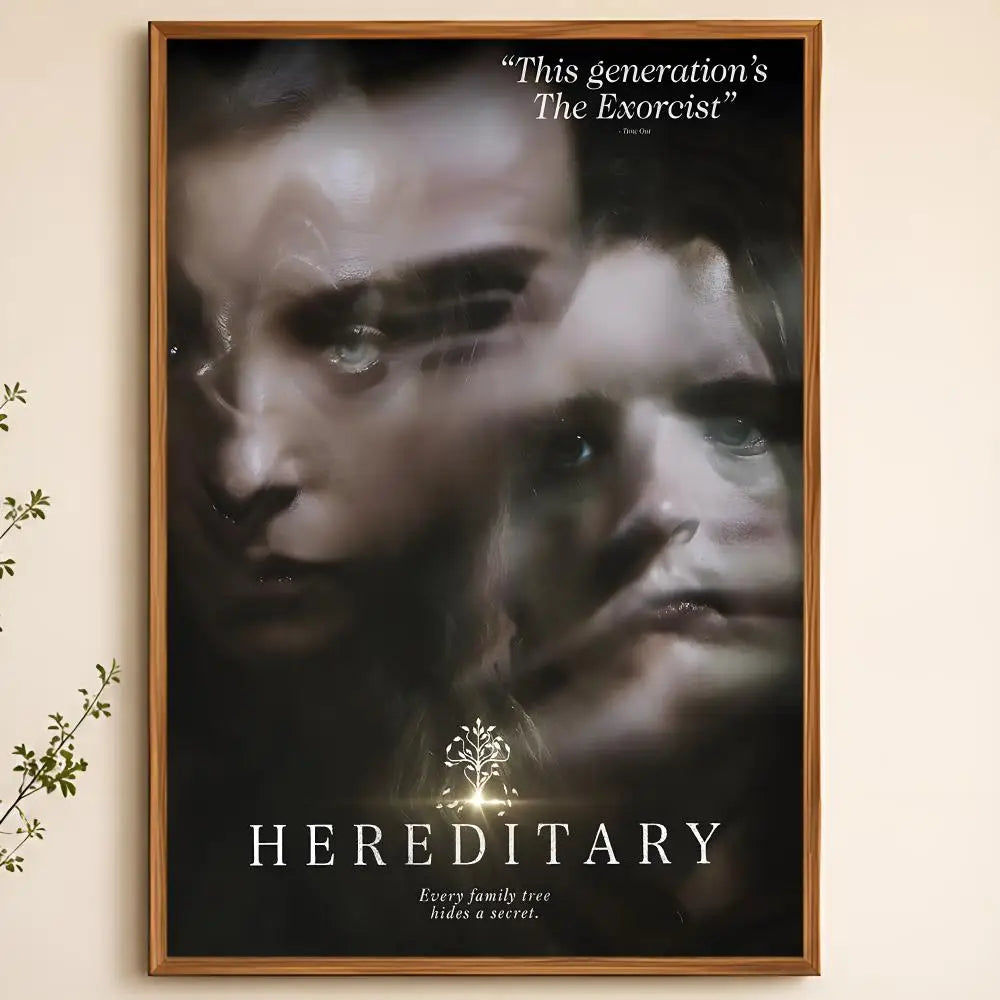 Hereditary Movie Poster – Waterproof PVC Peel-and-Stick Wall Art Movie Wall Poster Axl White01 15X20cmNoframe