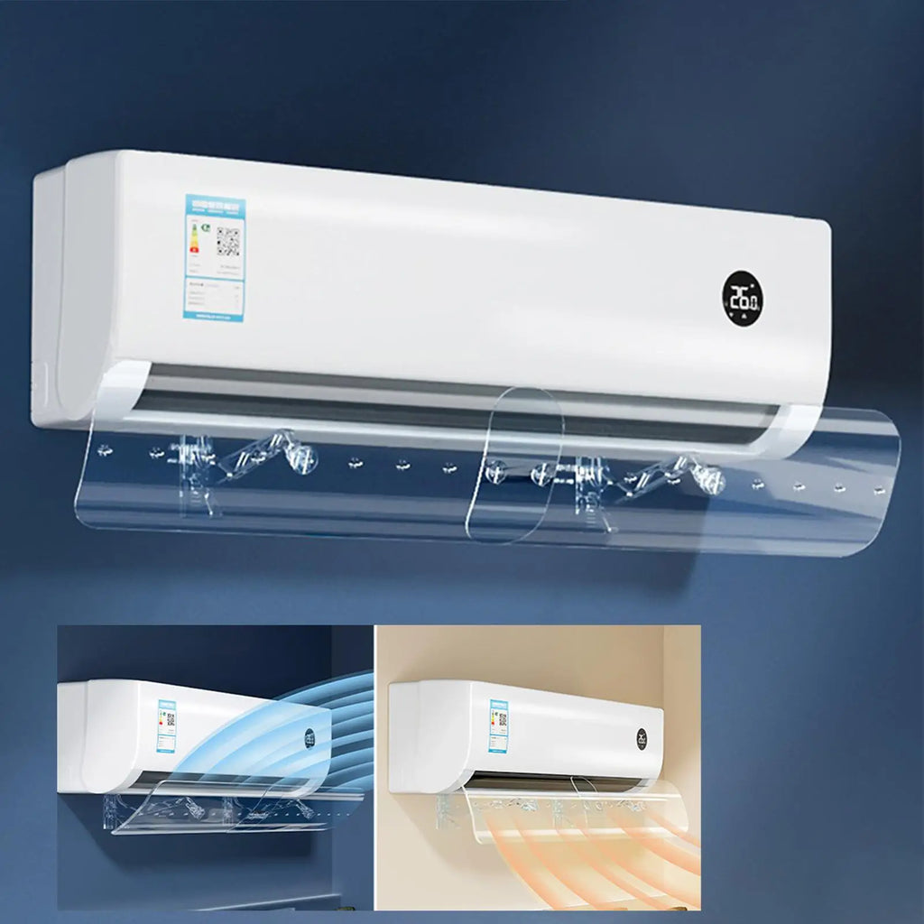 Retractable AC Wind Deflector – Tool-Free Wall-Mounted Universal AC Wind Deflector Axl