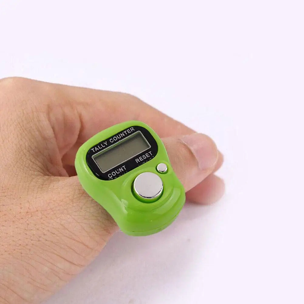 Mini Digital Finger Ring Counter – Knitting Row & Tally Clicker Finger Ring Counter Axl