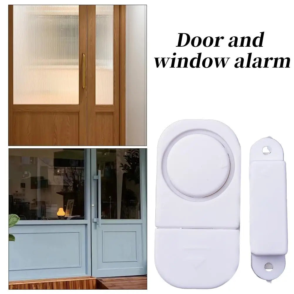 Wireless Door & Window Alarm Sensor – 90dB Magnetic Alert Door Window Alarm Axl