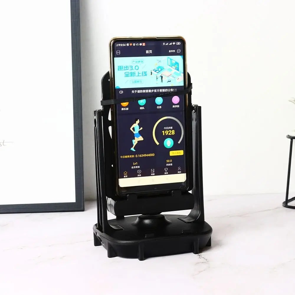 Automatic Phone Shaker Step Counter – Dual Phone Holder Phone Shaker Stand Axl