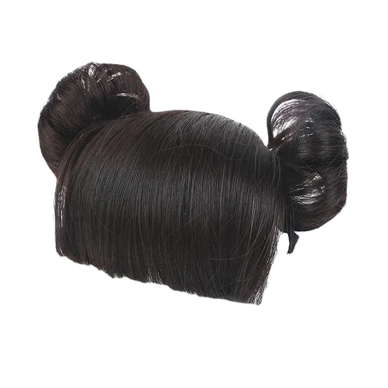 Kids Braided Wig Headband – Fake Bangs Hair Accessory for Girls Kids Wig Headband Axl onesize