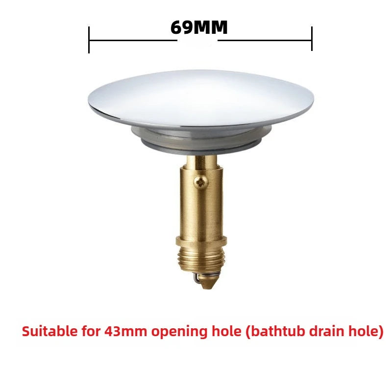 Pure Copper Bounce Drain Filter – Press Type Wash Basin Cover Drain Filter Cover Axl A