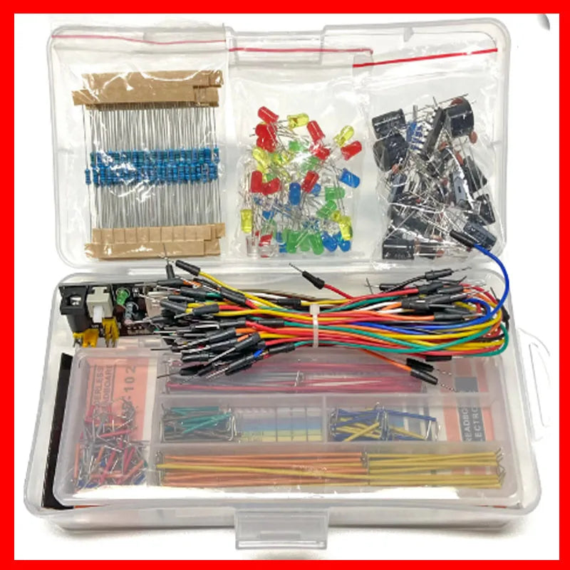 MB-102 830 Breadboard Starter Kit – Arduino UNO R3 Components Electronics Starter Kit Axl