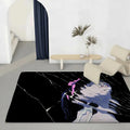 Anime Perfect Blue Flannel Floor Mat – Soft Non-Slip Indoor Rug Flannel Floor Mat Axl White3 100x160cm