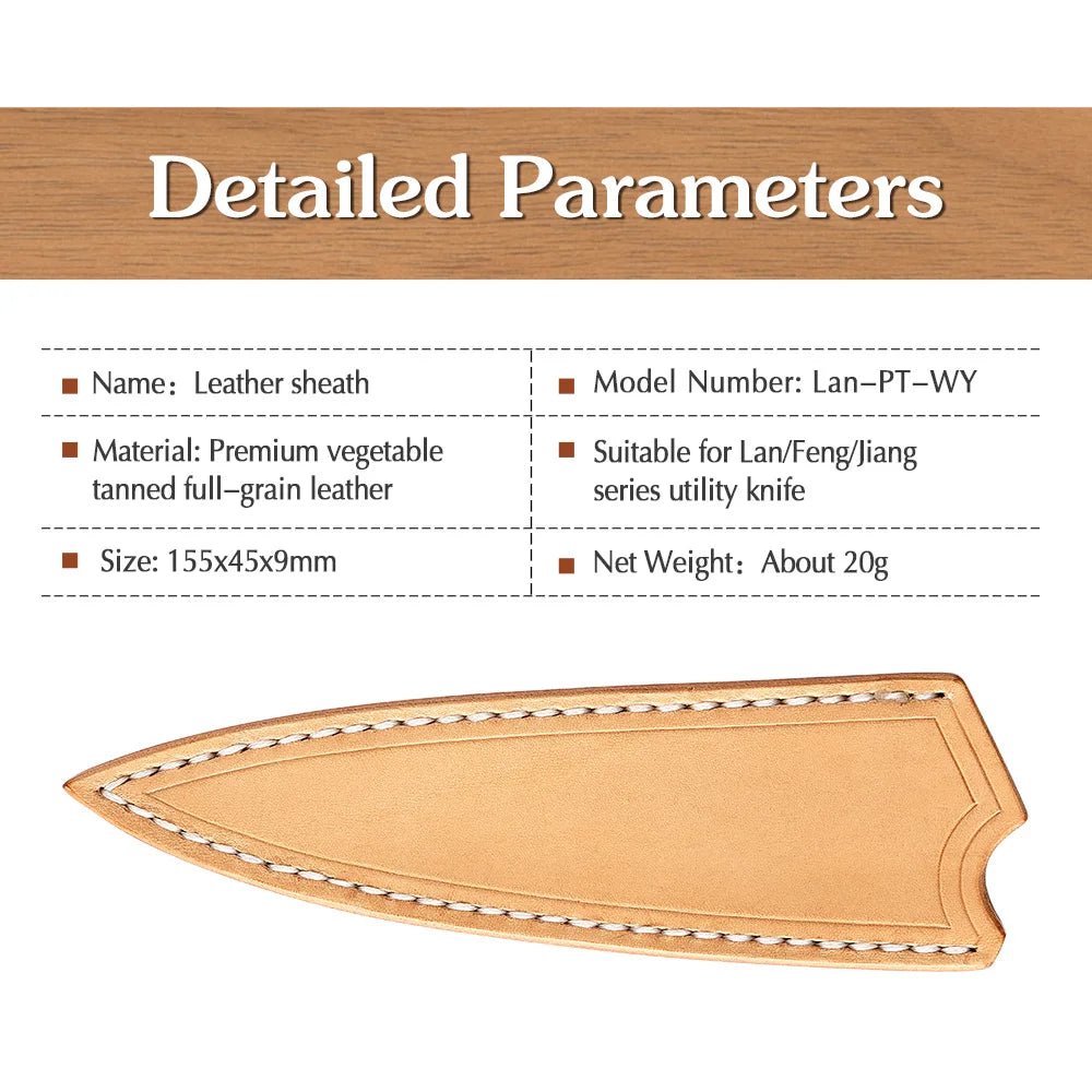 XINZUO Full-Grain Leather Knife Sheath | Chef & Utility Cover Leather Knife Sheath Axl Leather sheath 07 China Mainland