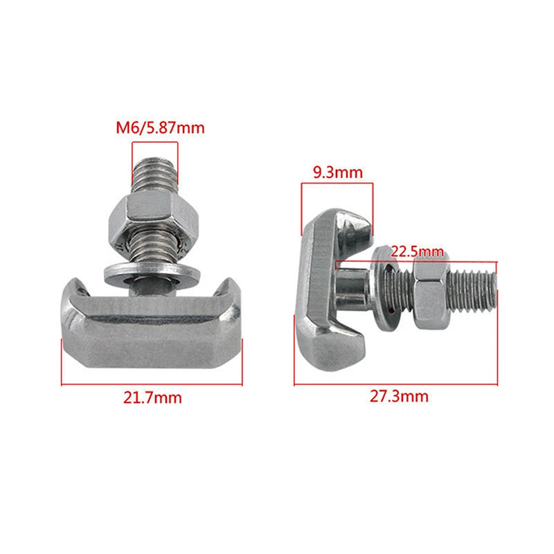 M6 Stainless Steel T-Bolt Battery Terminal Connector – 1PC Battery Terminal Connector Axl
