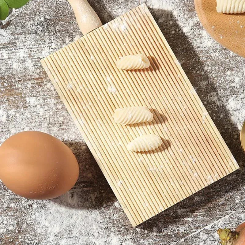 Wooden Garganelli Board – Gnocchi & Pasta Making Tool Pasta Making Board Axl