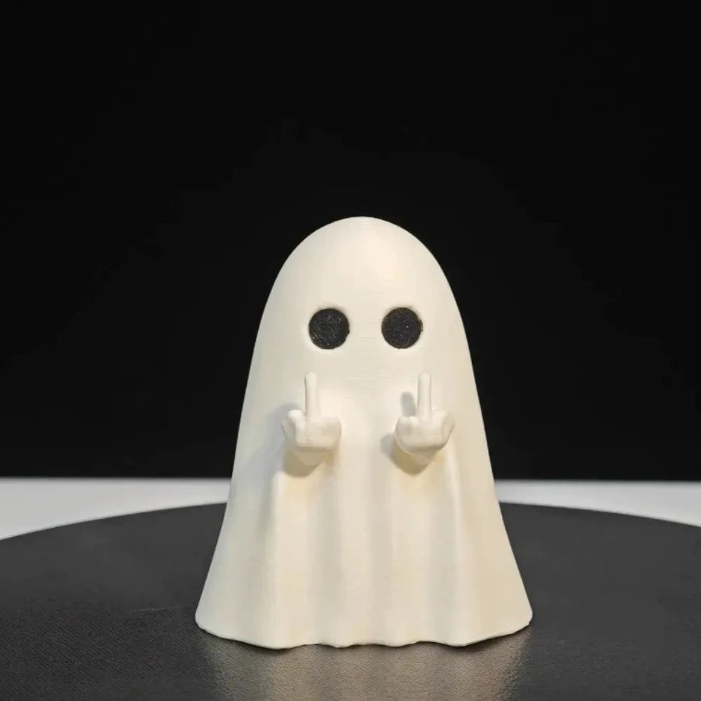 Luminous Ghost Figurine | Glow in the Dark Plastic Statue Decorative Figurine Axl