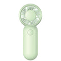 USB Rechargeable Handheld Mini Fan – 3 Speed 500mAh Battery Handheld Mini Fan Axl Green