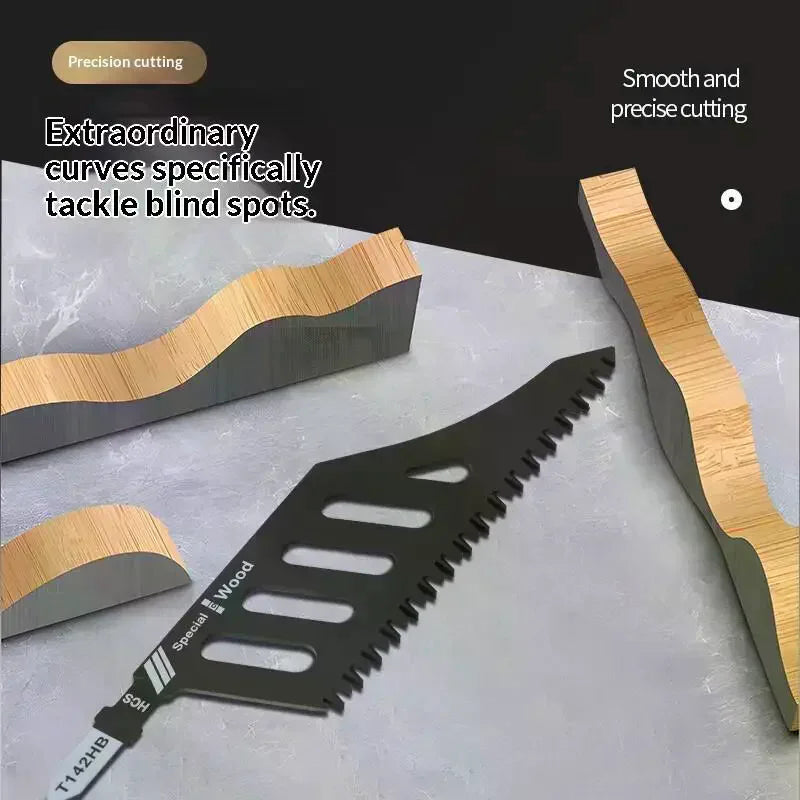 T-Shank Curved Jigsaw Blades – Flush Cut | 1 or 5 Pack Jigsaw Blades Axl