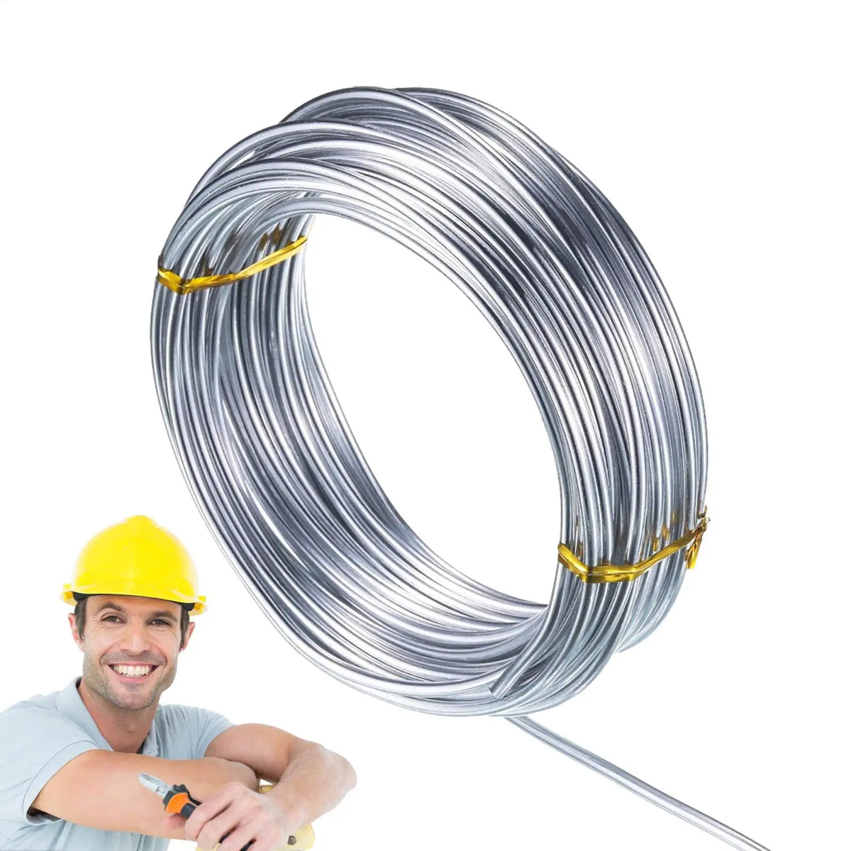 Flexible Aluminum Craft Wire 1mm 1.5mm 2mm – Silver DIY Wire Aluminum Craft Wire Axl