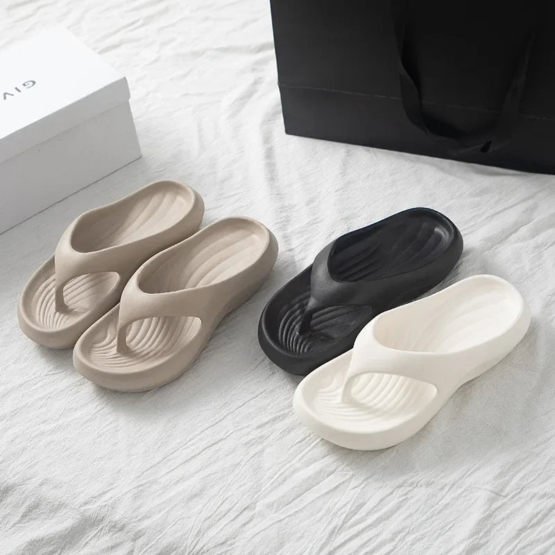 Women's Thick Platform EVA Flip Flops – Cloud Beach Sandals Platform Flip Flops Axl
