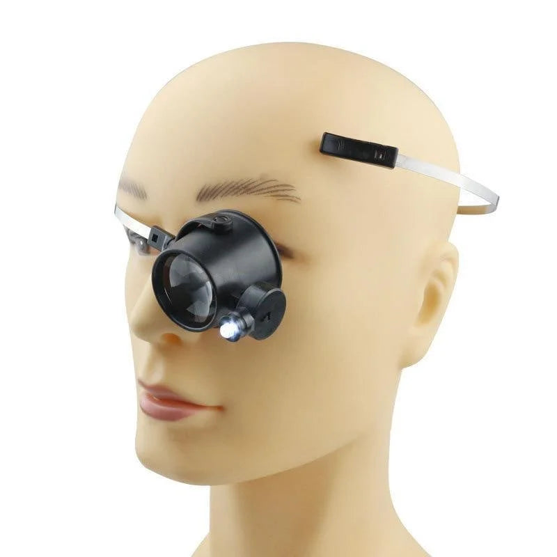 15X LED Loupe Magnifier Glasses – Watch & Clock Repair Tool Loupe Magnifier Axl Black